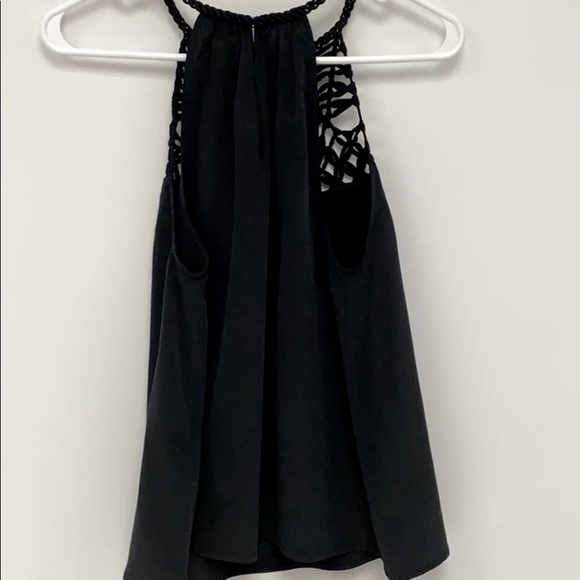 Joie Montara Macramé Sleeveless Silk Top - Picture 12 of 14